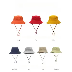 Outdoor Solid Color Sun Hat Summer Quick-Dry Sun Protection UPF50+ UV Protection Fisherman Hat Hiking Hat "fashion" "advanced" "design sense"