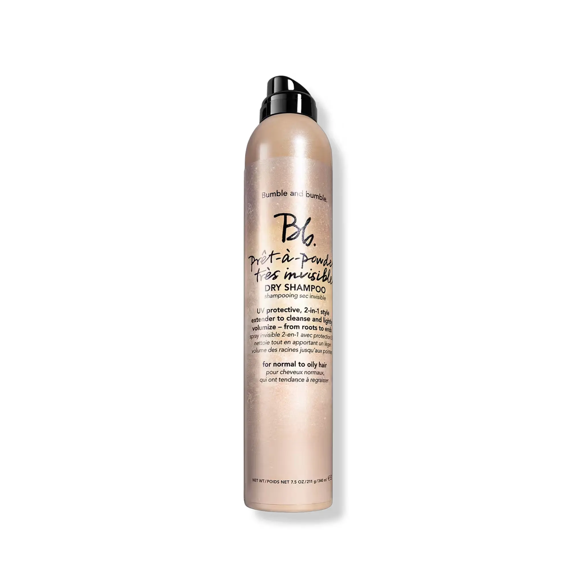 Bumble and bumble Pret-a-Powder Tres Invisible Dry Shampoo, Nourishing Cleanser with Hibiscus & Rice Starch, Haircare for Dry Ends with a Light Fragrance, Translucent, Scented, Silicone, Uv, Style Extender, Nourish Ends, Oil