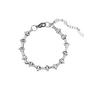 Rectangular Link Bracelet - Stainless Steel