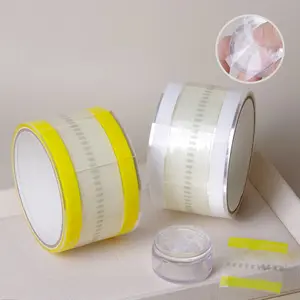 Nail Art Stamper Cleaner Disposable Strip Tape Multi-Functional Tear-Away Transparent Quick No Residue Nail Tool