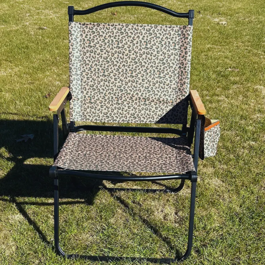 Leopard Print Folding Lawn Chair Leopard Print Folding Lawn Chair