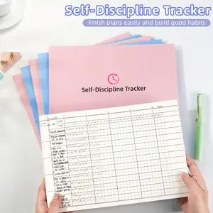 64-Page Self-Discipline Check-In Notebook, 31-Day Task Plan Journal, Time Management Planner, Office Supplies, Productivity Tool, Weekly Planner