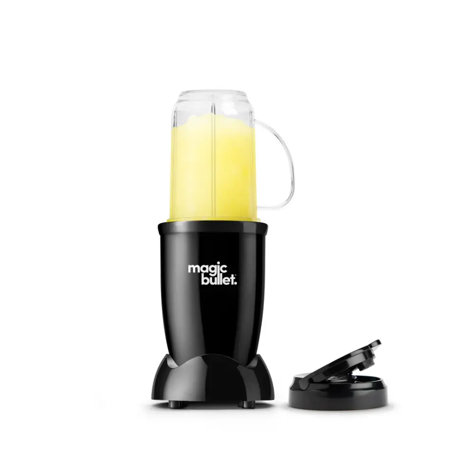 4-Piece Personal Blender, Black Compact Blender for Smoothies, Shakes, Sauces & Everyday Food Prep