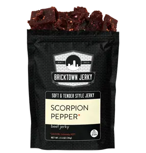 Soft and Tender Style Beef Jerky - Scorpion Pepper