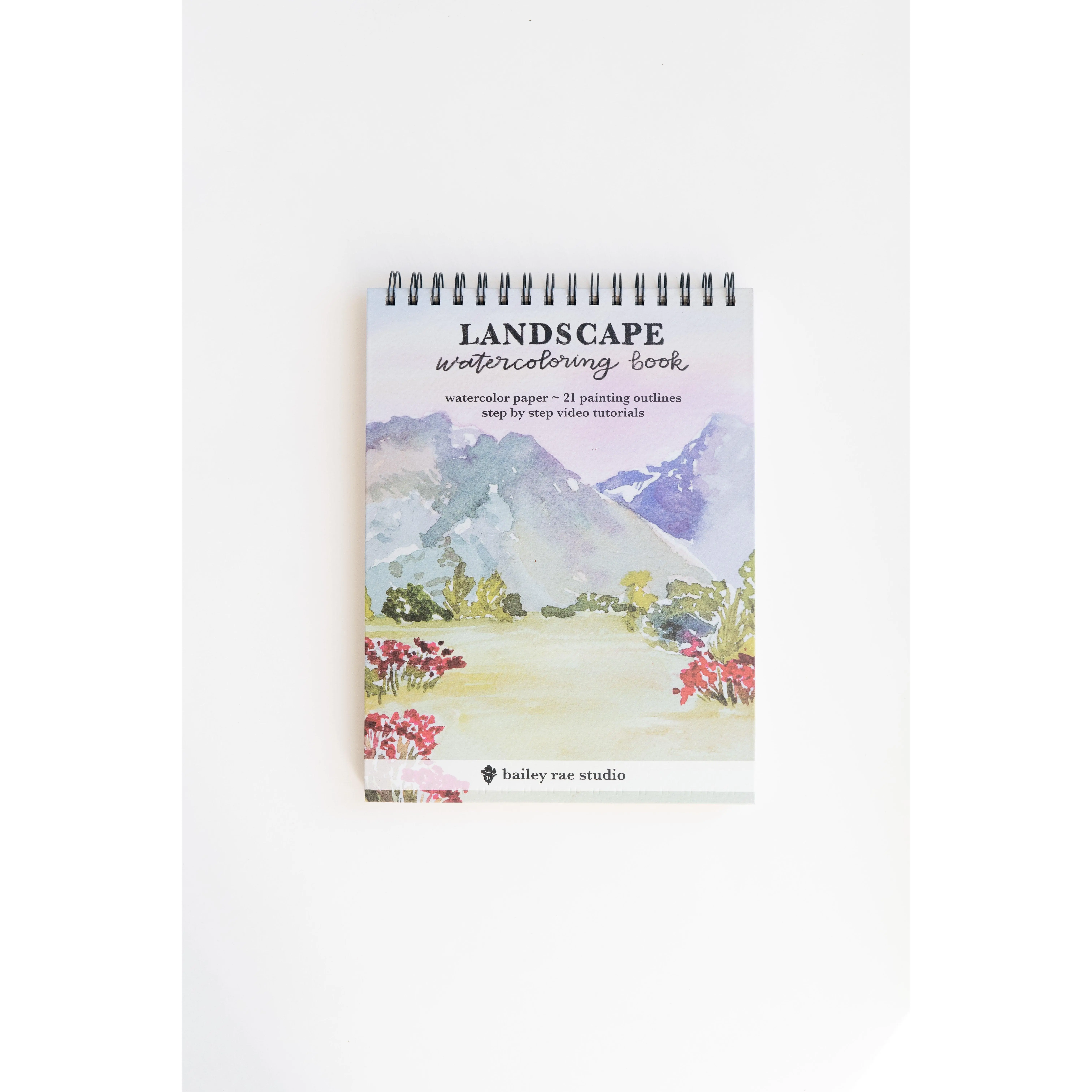 landscape watercolor book landscape watercolor book