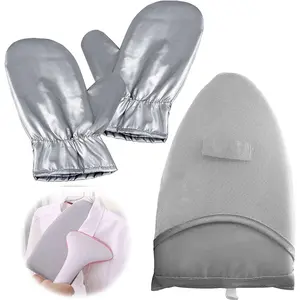 2 count Garment Steamer Ironing Glove, Anti Steam Gloves  Durable Heat Resistant Clothes Protective Ironing Glove for Garment Steamer Clothes Kitchen Baking  (Pointy)