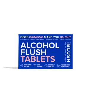 iBlush Alcohol Flush Tablet 10 Pack