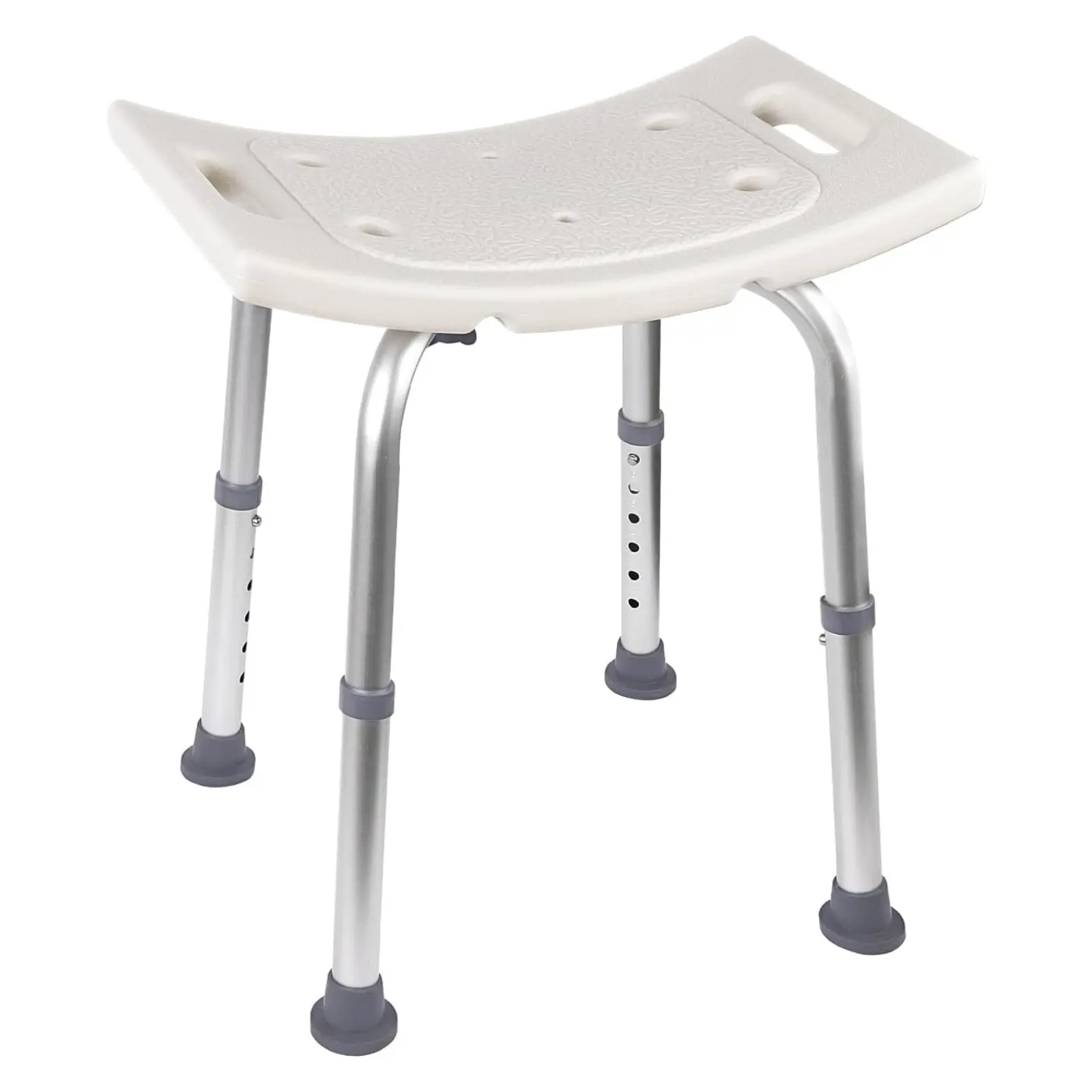 SENROB Adjustable Non-Slip Shower Chair with Suction Ft, Textured Surface, Durable for Showers, Stable Bath Bench for Tub, Portable Custom-Fit Seat for Adults