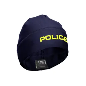 [POLICE] Performance Beanie [NVY/GLD]