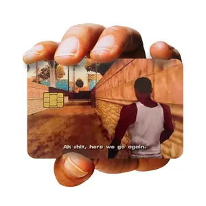 STiCKiEMART CARL SAN ANDREAS CARD SKiN With Applicator