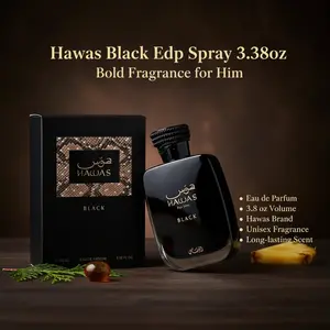 Hawas Black for Men - 3.38 oz EDP Spray