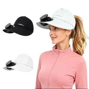 AODI Cooling Fan Hat | Sun Protection Cap with Built-In Fan for Hiking, Fishing & Outdoor Activities