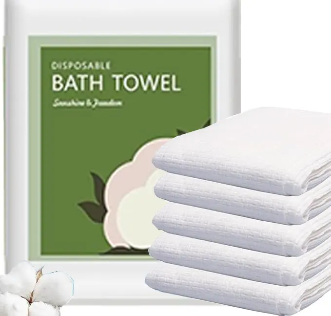 Disposable Bath Towels, 10-Pack Portable Travel Bath Towels, Suitable for Camping, Gym, Hotel, Travel, Bathroom Essentials, Shower Wiping Towels.