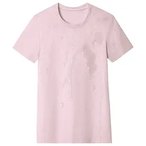 Women's Pink Waterproof T-Shirt - Medium