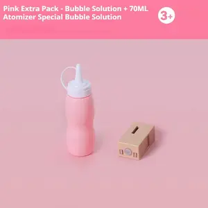 ONSHINE Bubble Solution for Smoke Bubble Guns Refill Packs 70ML Atomizer Special Bubble Solution for Children's Toys Safe Fun Easy to Use(without Smoke Bubble Gun)