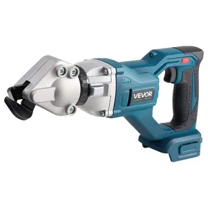 summervibes VEVOR Metal Shear, Sheet Metal Cutter Cordless with 360-Degree Pivoting Head, Double Blades, 25000 RPM Speed, Cuts 18 GA Galvanized Steel, 20 GA Stainless Steel, Aluminum Plate, Plastic, Cardboard, Metal Cutting Tool, Cutting Machine