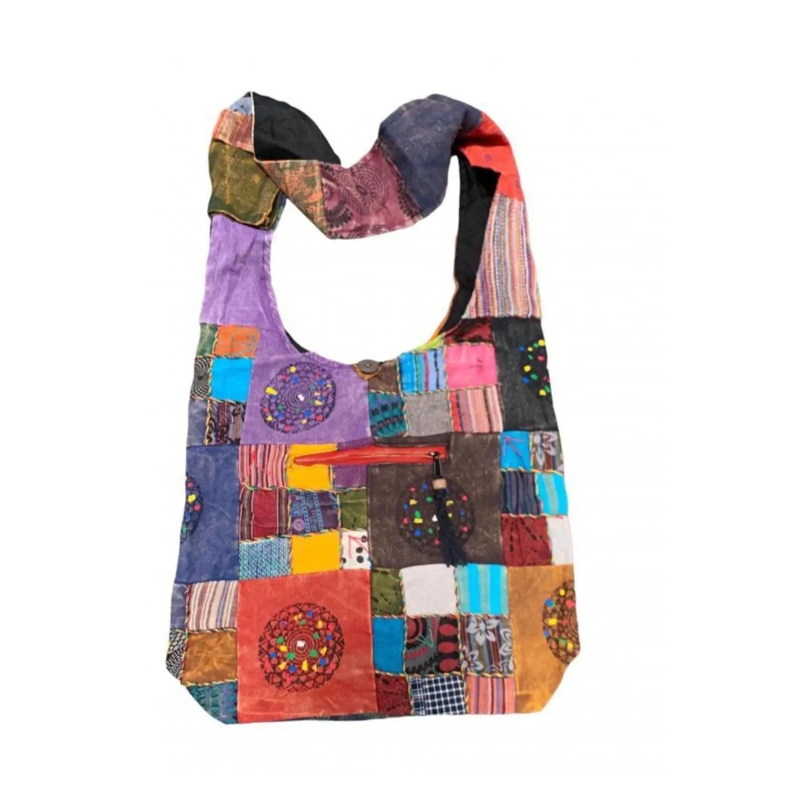 Mandala Flower Patch Bag