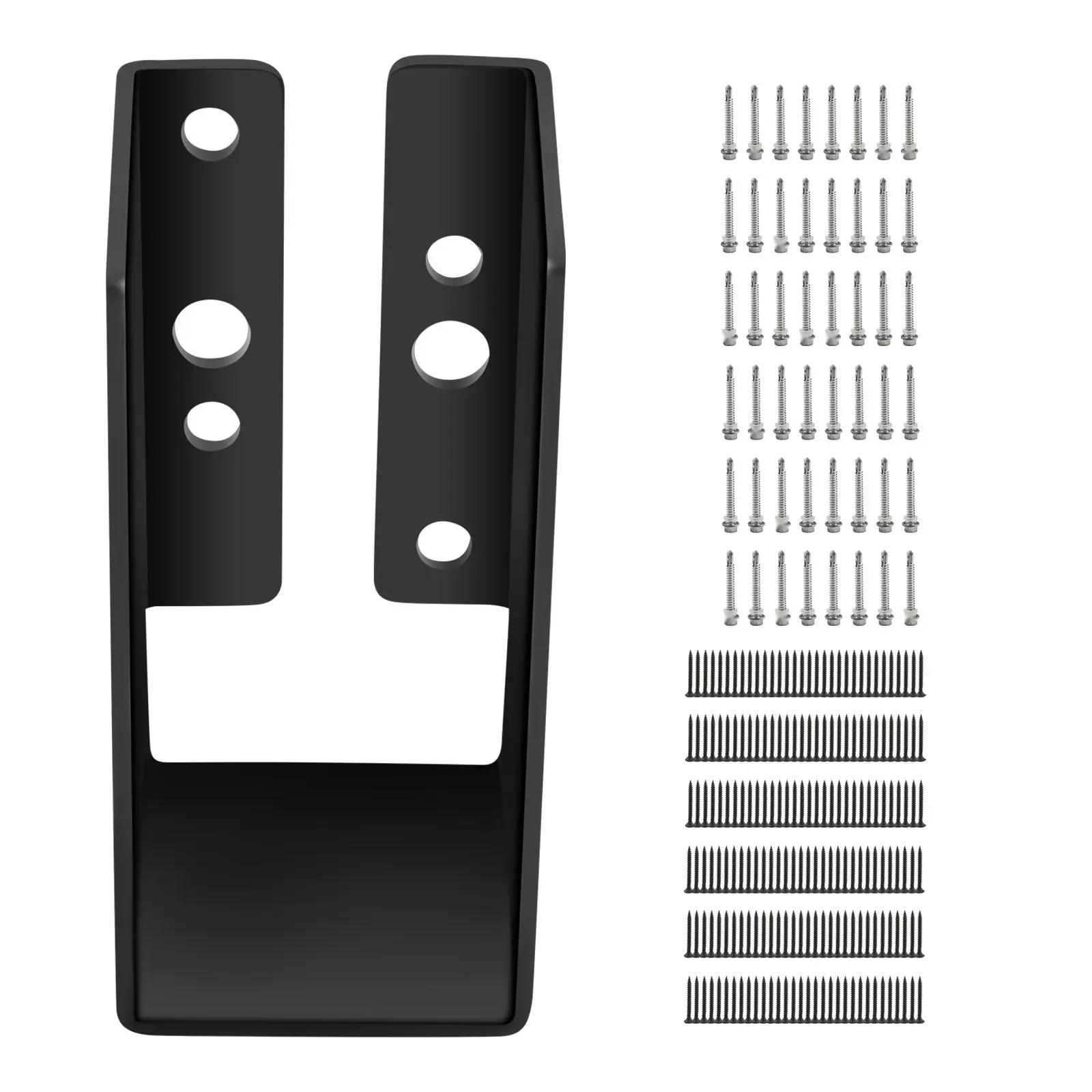 Concealed Joist Hanger 2x4 Outdoor Bracket With Concealed-Flange, Pack Of 24 Brackets, Powder-Coated Q235 Steel Plate, Inner Face-Mount Concealed Joist Hanger, 40x91 mm For Beam Swing And Outdoor Structure