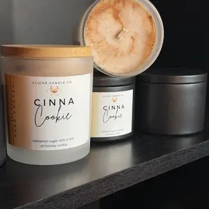 Cinna Cookie Soy Wax Candle! Let’s Set The Mood! Relaxing home decor
