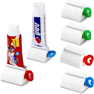 Toothpaste Squeezer, 3/6 Counts Mini Toothpaste Rolling Squeezer, Practical Toothpaste Dispenser, Bathroom Gadgets, Bathroom Accessories