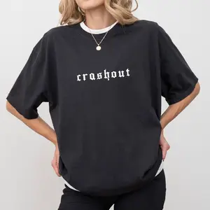 Vintage Crashout  Shirt, Certified Crashout T-shirt, Gothic Funny Meme Graphic Tee, Sarcastic Clothing, Retired Crashout Tee