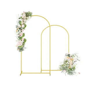 UDEAR Metal Arch Backdrop Stand 2 Piece Set (7.2FT/6.0FT), Arch Kit for Weddings, Parties, Events,Garden Decorations