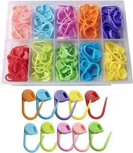 150 Pieces Knitting Crochet Locking Stitch MarkersColors Random Shipping Essential Crafting Tools for Knitting and Crochet Projects