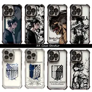 Anime Hot Attack on Titan Phone Case For iPhone 17 16 15 14 13 12 Pro Max Plus Anti Fall Birthday And Holiday Gifts Case Cover