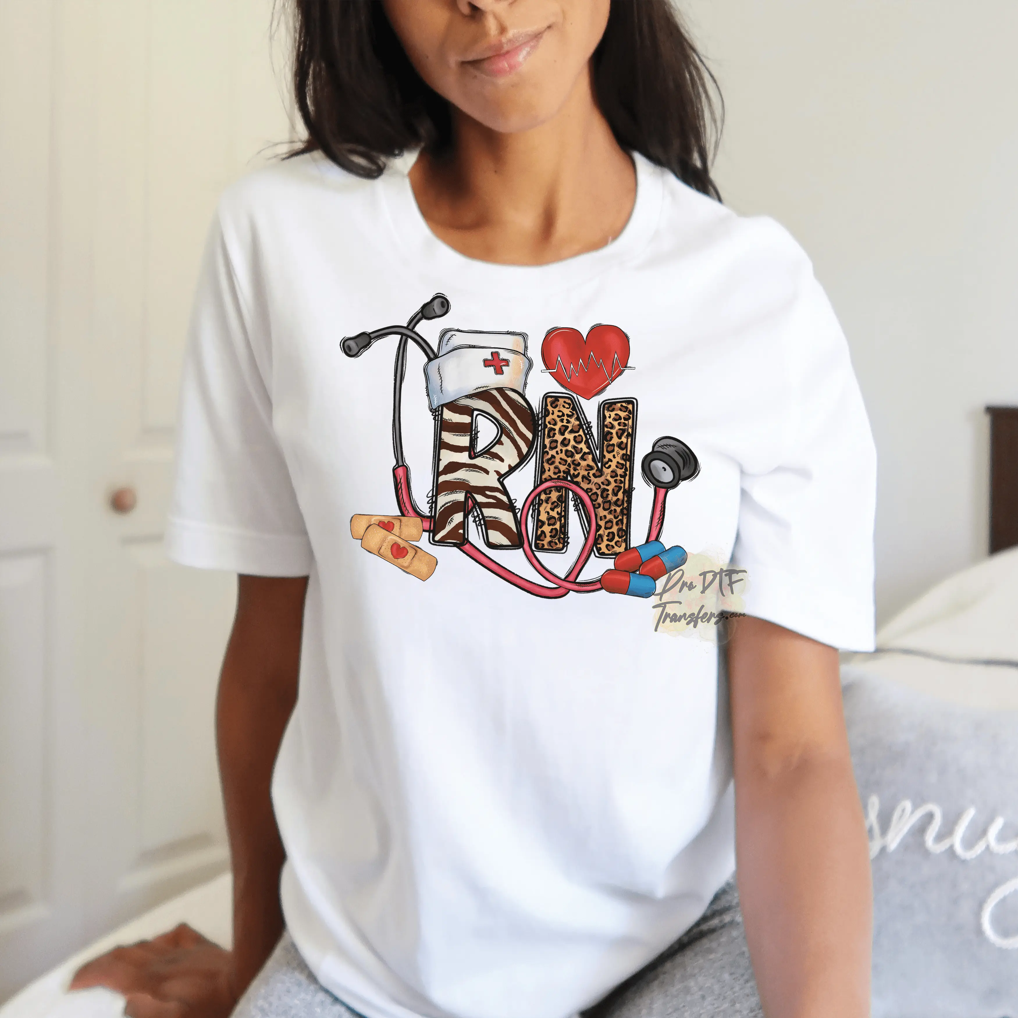 N176 RN Nurse Full Color DTF Transfer