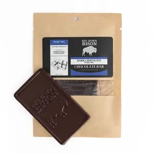Big Horn Bison Chocolate Bar - 70% Dark Chocolate