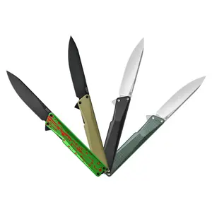 OKNIFE AION Folding Pocket Knife, 14C28N Steel, Durable Handle with Deep Carry Pocket Clip, EDC Knife Ideal for Camping Hiking, Hunting, Blade