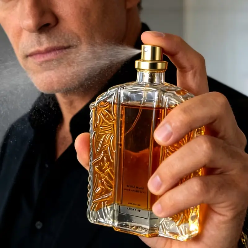 Long-Lasting Arabic Inspired Cologne for Men, 3.38 oz - Bold Arabian Aromas with Amber & Spice Notes, Paraben-Free - Perfume for Sale, Arabic Inspired Scent, Fragrance Parfum, Signature Scent, Daily Wear, Middle East, Adults