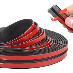 20-Foot T-Type Car Sunroof Seal (14mm + 19mm) - Self-Adhesive Rubber Sealing Strips For The Front And Rear Windshields And The Sunroof - Leak-Proof, Noise-Proof, Decorative