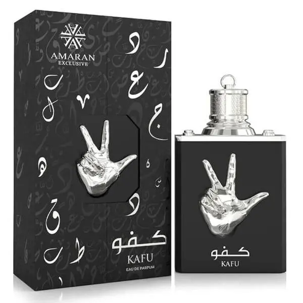 Kafu 100ml Alcohol-Based Men's EDP Fragrance - Amaran Exclusive Woody-Spicy Sandalwood, Amber Warm Scent, Aromatic Woody Fragrances, Long Lasting Bold Radiant EDP Liquid Colognes for Daily Wear Perfumes
