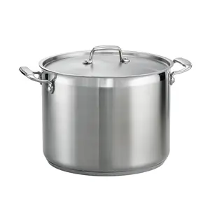 Stainless Steel Covered Stock Pot