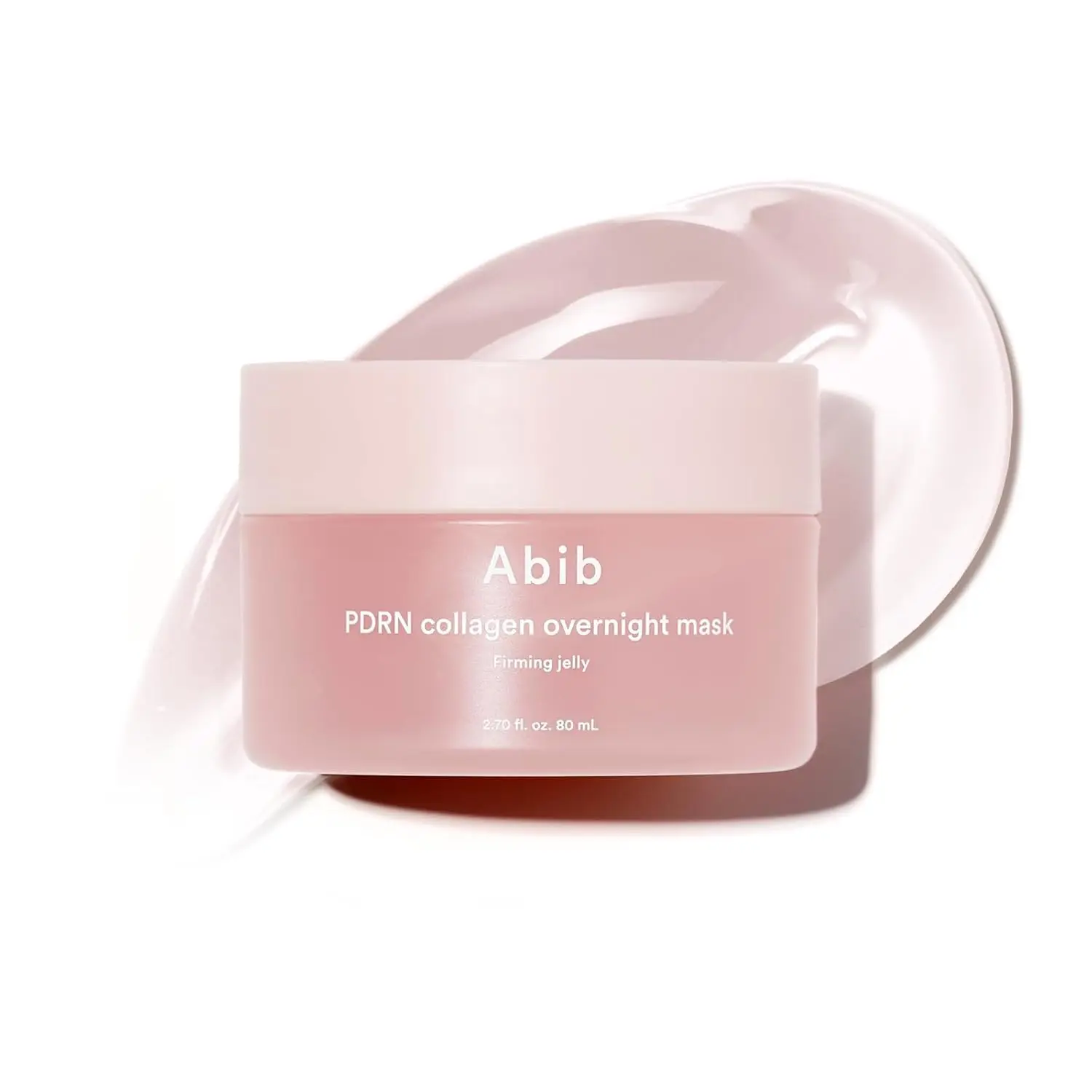 Abib PDRN Collagen Overnight Gel Face Mask - 2.7 fl oz Unisex Korean Centella-Based Plant Mask for Night Routine, Hydrating, Brightening, Anti-Aging Firming, Dewy Plumping, Brush-Infused, Skin Repair, Uneven Skin Tone Fix, All Types, Face Masks