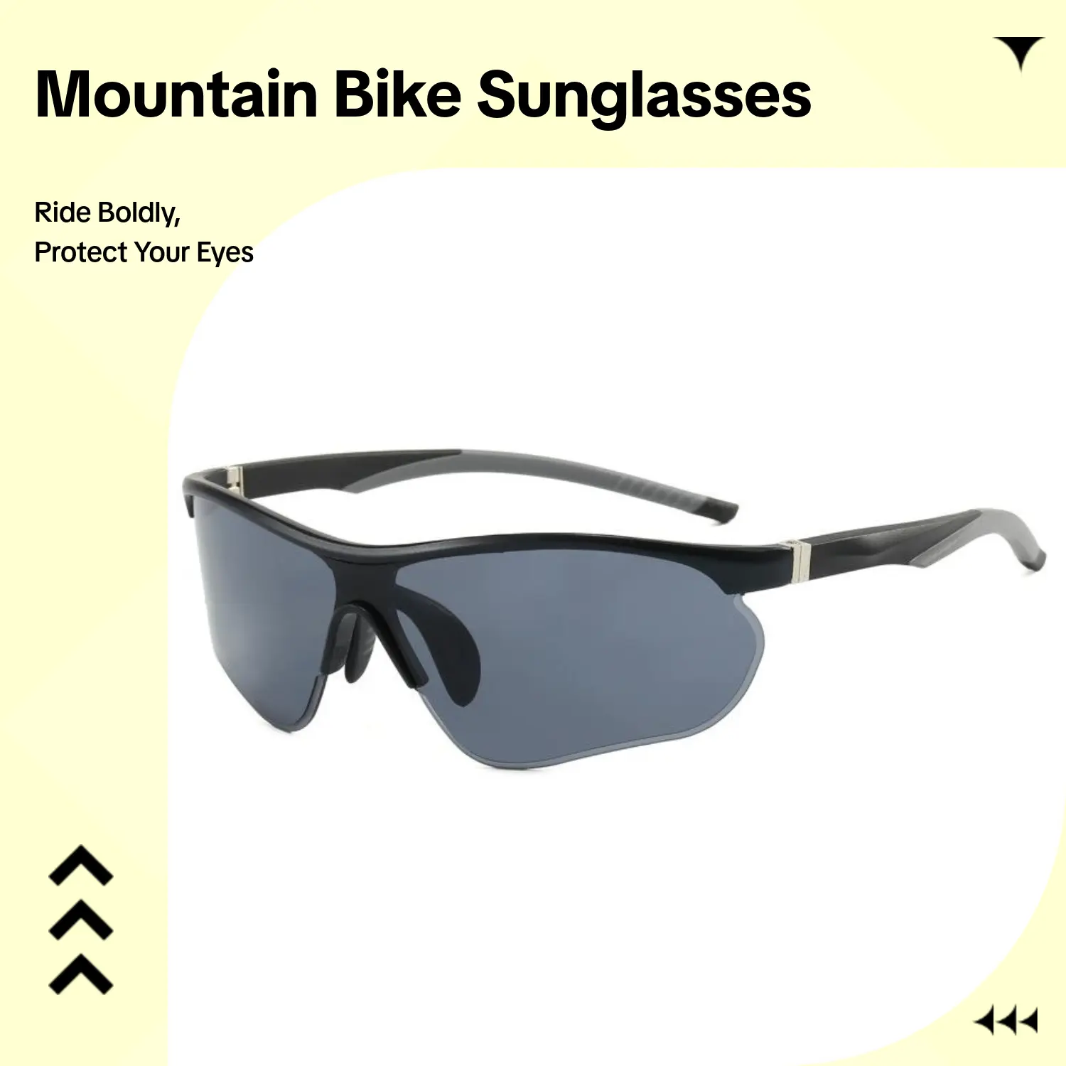 Shield Wraparound Sports Sunglasses for Men and Women with Reflective Gradient Lenses, UV Protection Cycling Accessories for Mountain Bikes, Sun Protection, Off-Road Racing Sports Eyewear, Protection Sports Eyewear