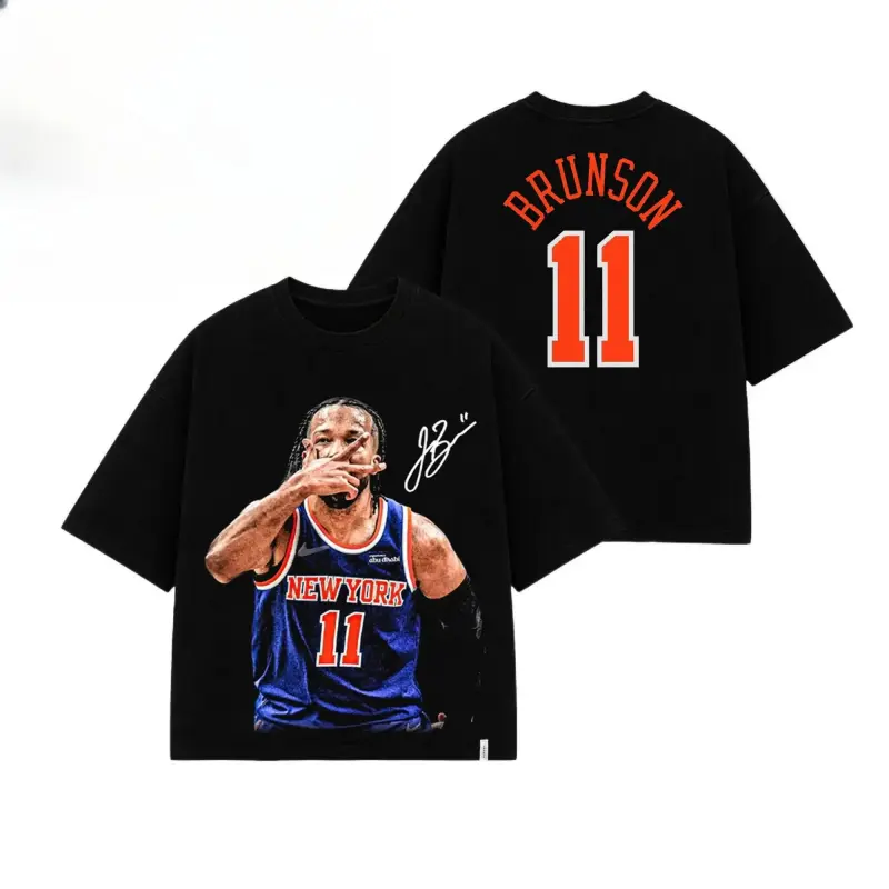 Graphic Tee For Knicks Nation, Knicks Basketball Fans Apparel, Brunson Burner Fans Basketball Streetwear Tee, Gift For Basketball Fan, Casual Summer Camiseta, Everyday Outfit, Game Day Outfit, Trendy Unisex Fan Merch
