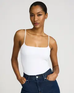 Express Body Contour High Compression Scoop Neck Cami Bodysuit