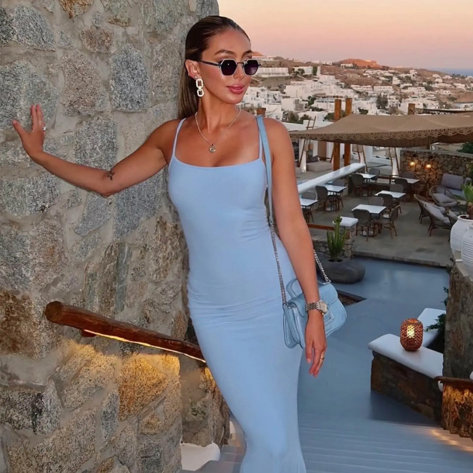 sachin and babi light blue dress Wedding Guest Dresses Spring: 21 Best Ideas + FAQs
