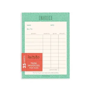 Invoice Notepad for Kids