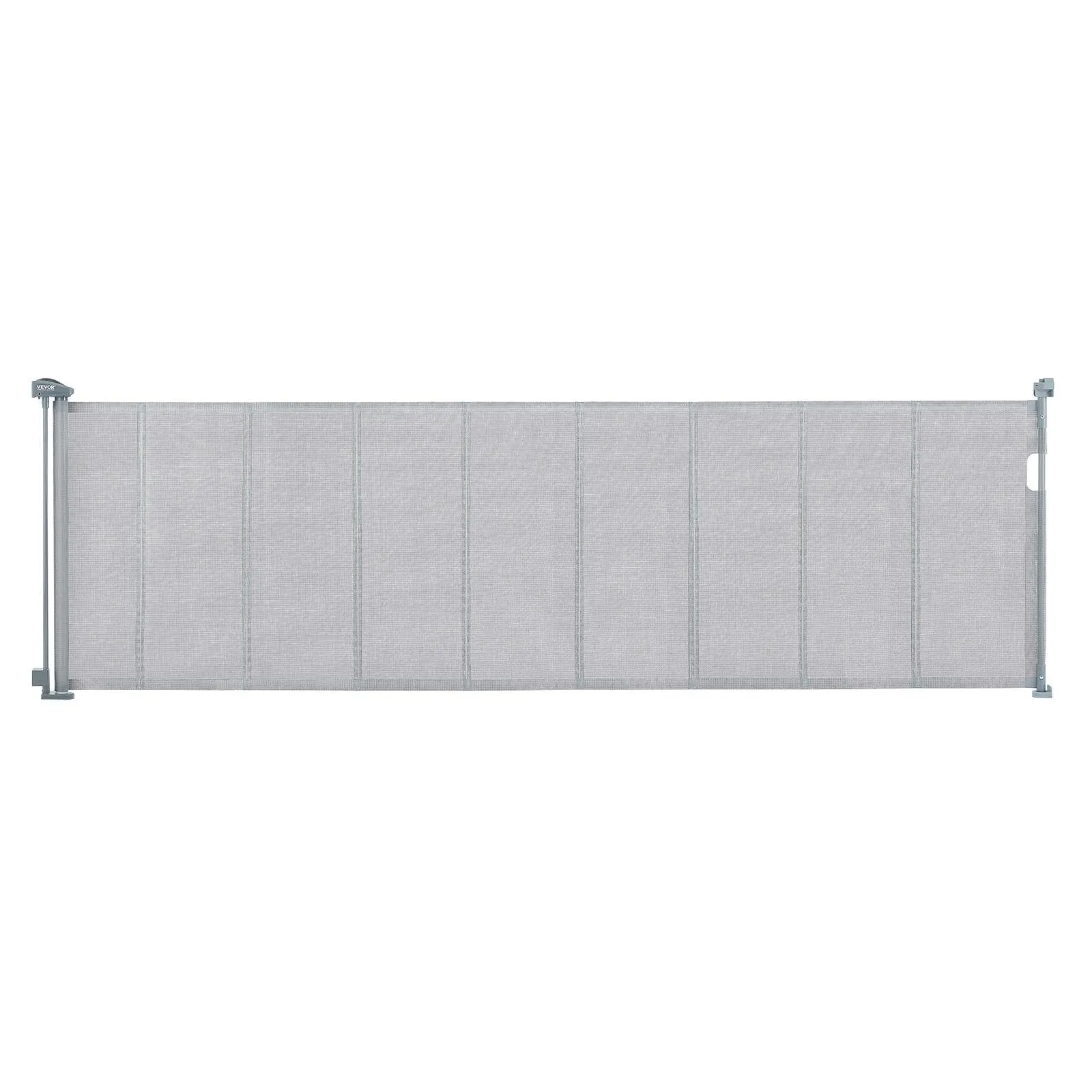 VEVOR Retractable Baby Gate, TikTokShopBlackFriday, 34.2" Tall Mesh Baby Gate, Extends up to 116.1" Wide Retractable Gate for Kids or Pets, Retractable Dog Gates for Indoor Stairs, Doorways, Hallways, Playrooms, Gray