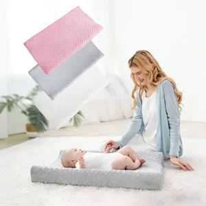 1pc Diaper Changing Pad Cover, Super Soft Doudou Velvet, Breathable Diaper Changing Table Sheet, Wipeable Newborn Baby Diapers, Unisex, Perfect Baby Shower Gift
