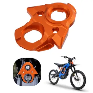 ALUMINUM Ignition Key Switch Cover for Surron Light Bee X S, Ignition Lock Cylinder Cover for Segway X160 X260 Central Control Decorative Cover Scooter Dirt Bike USB CNC Key Plate Center Console Trim Cover