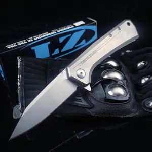 Best-Selling 0808 Pocket Folding Knife: High-Quality D2 Steel Blade, 420 Steel Handle—Outdoor, Everyday Carry (EDC), Survival, Wilderness Cutting, Multi-Purpose Cutting, Adventure, Hiking, and Trekking Tool, Folding Pocket Knives