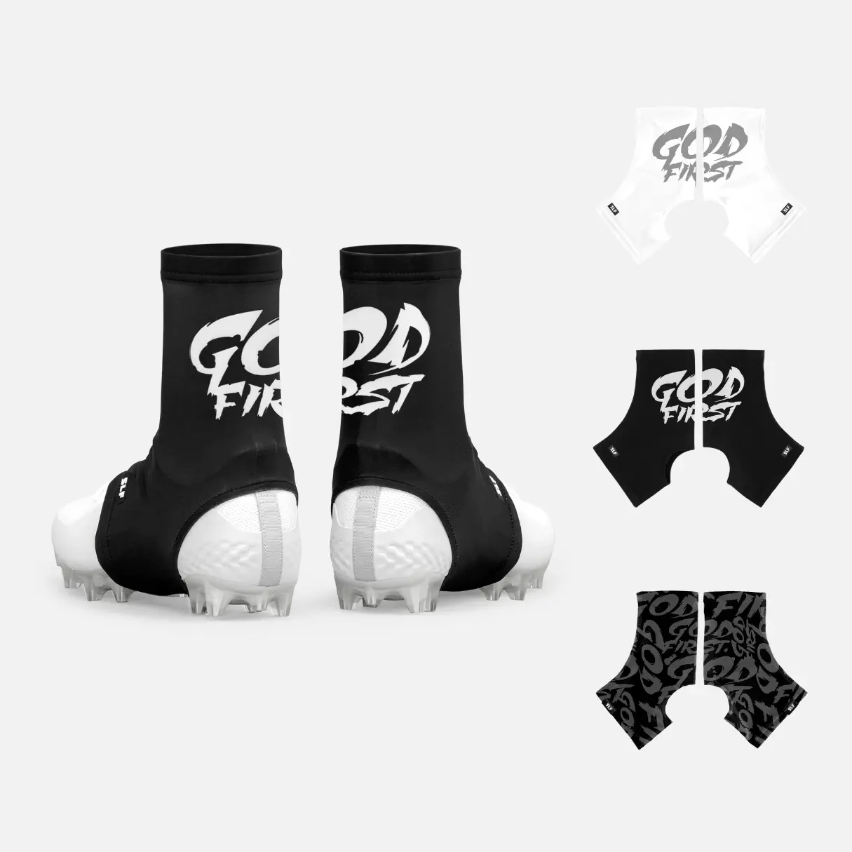 SLEEFS God First Spats, Cleat Covers - Sports Shoe Accessories for Athletic Activities SLEEFS God First Spats, Cleat Covers - Sports Shoe Accessories for Athletic Activities