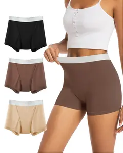 TIICHOO Period Underwear for Women Heavy Flow Leakproof Period Shorts for Day and Night Absorbency 3 Pack