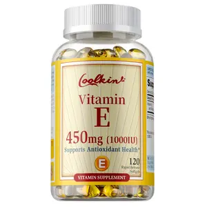 Coolkin Vitamin E - 120 Capsules - Essential Vitamin Supplement - Two Month Supply