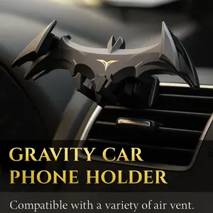Batwing Gravity Car Phone Holder – Cool Bat Design Air Vent Mount, Universal Smartphone Holder for Secure Hands-Free Driving