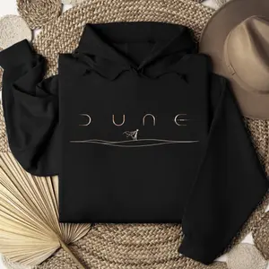 2 Side Dune Face My Fear Quotes Paul Atreides Hoodie, Dune Fan Sweater, Bookish, Cinephile Gift, Frank Herbert Book Series